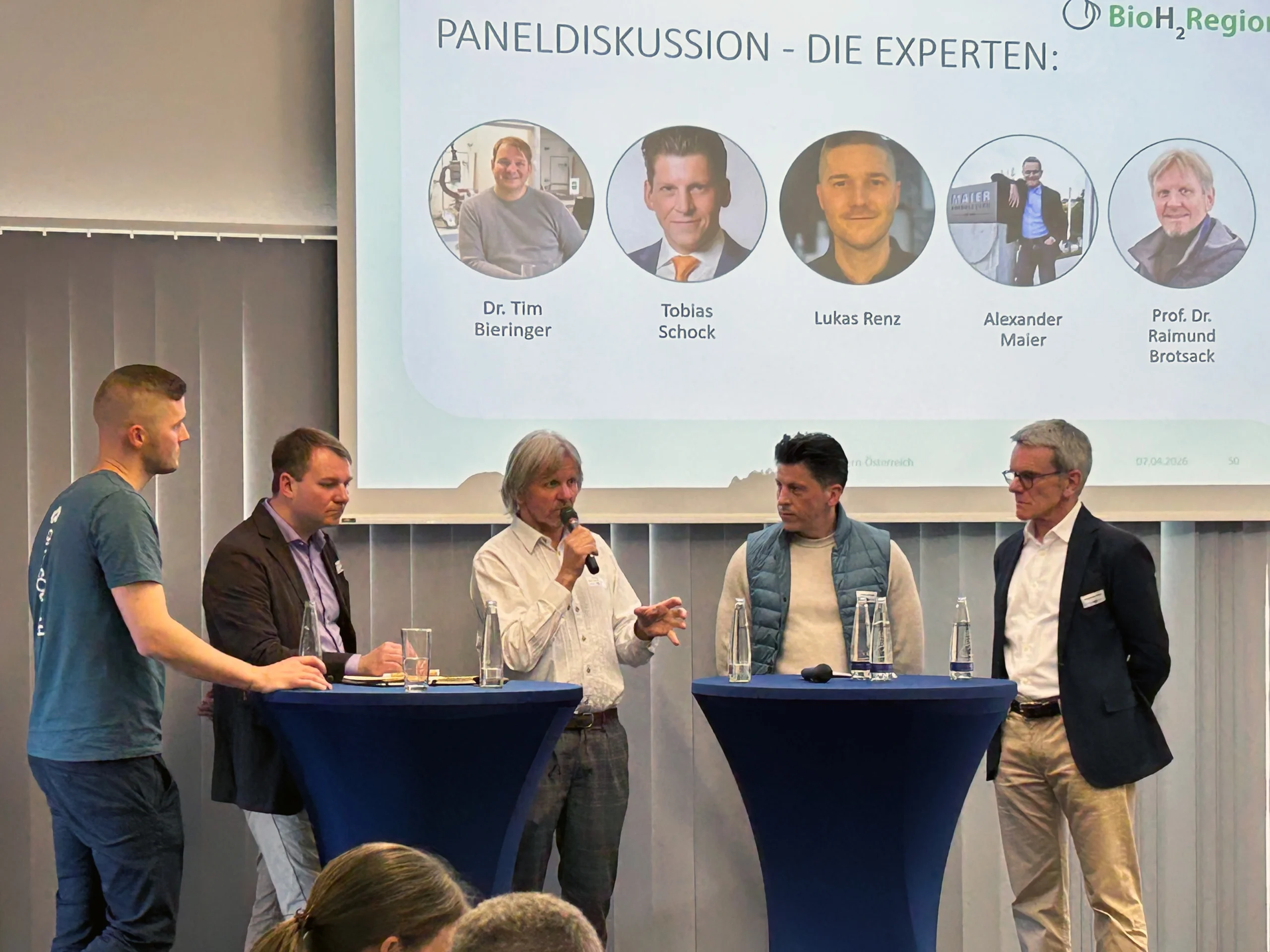 Die Experten bei der Paneldiskussion