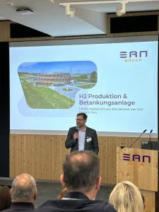 Vortrag SAN Group Wasserstoffproduktion und Betankungsanlage